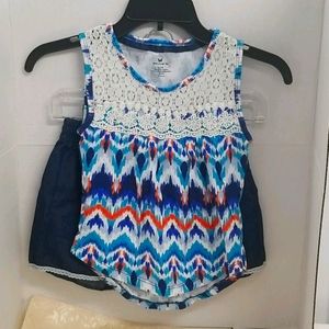 Girls One step up Short Set